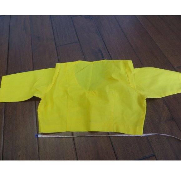 yellow floral sari - Picture 2 of 3